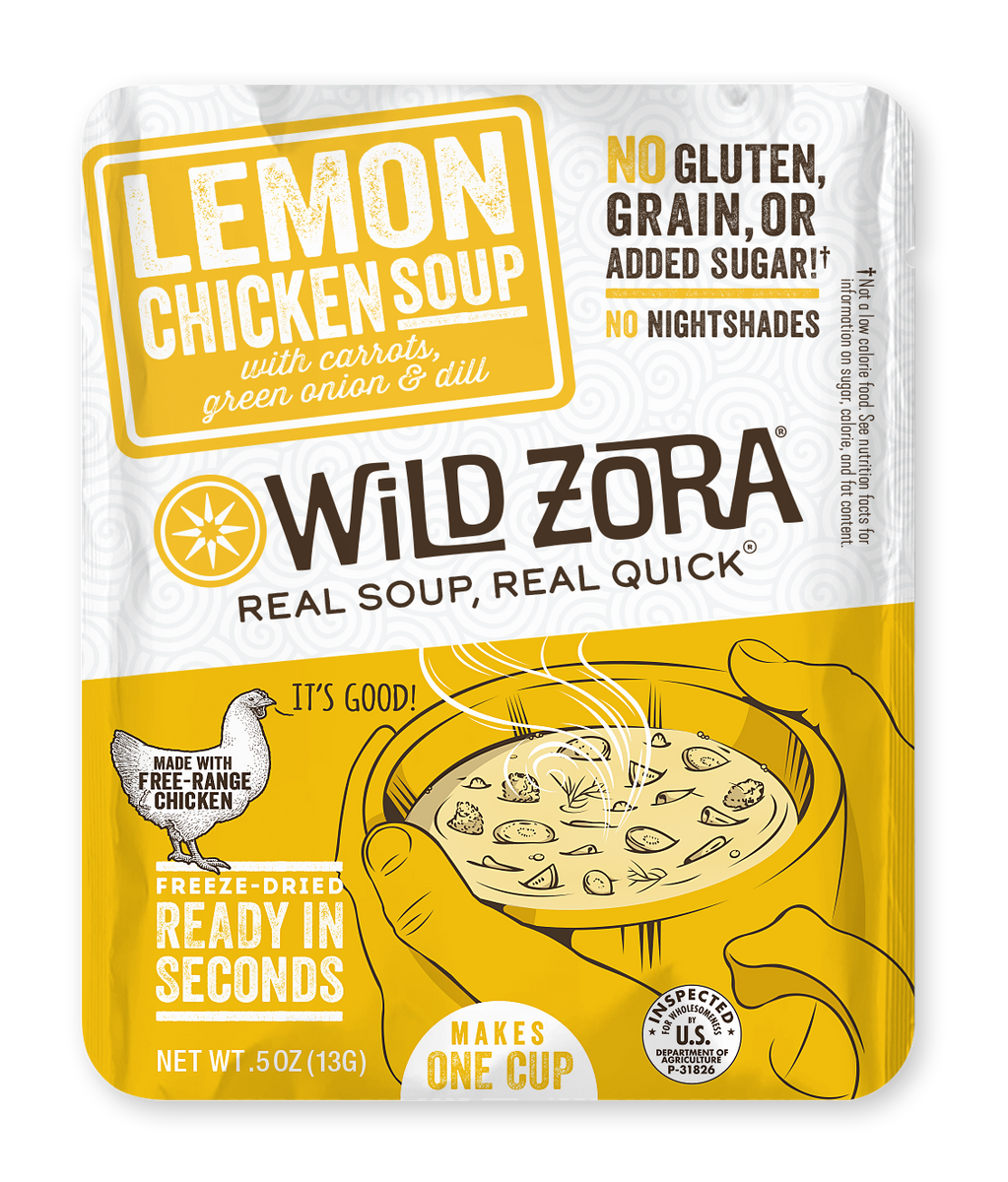 Soups - Lemon Chicken with Carrots, Green Onion, & Dill | Wild