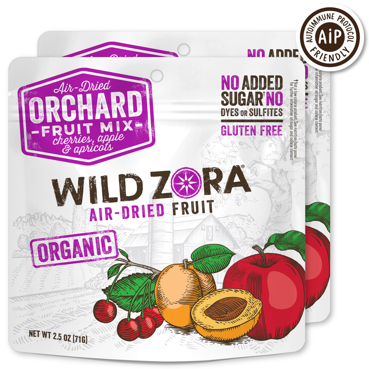 Fruits - Orchard Air-Dried Mix with Cherries, Apples & Apricots