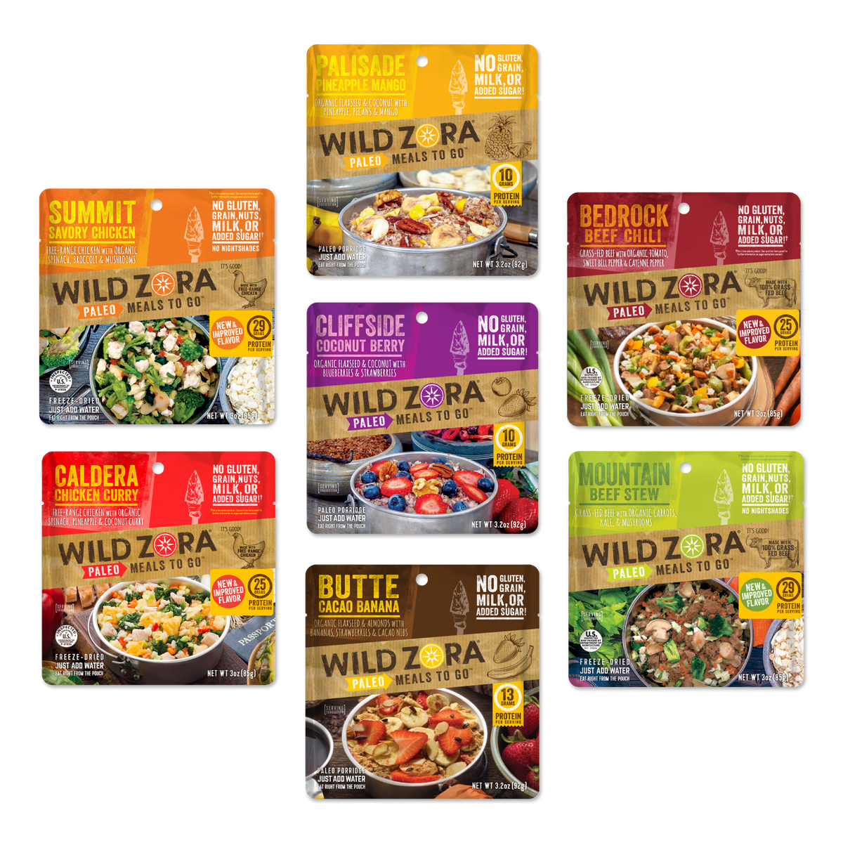 Meals All Flavors MultiPack Wild Zora Foods