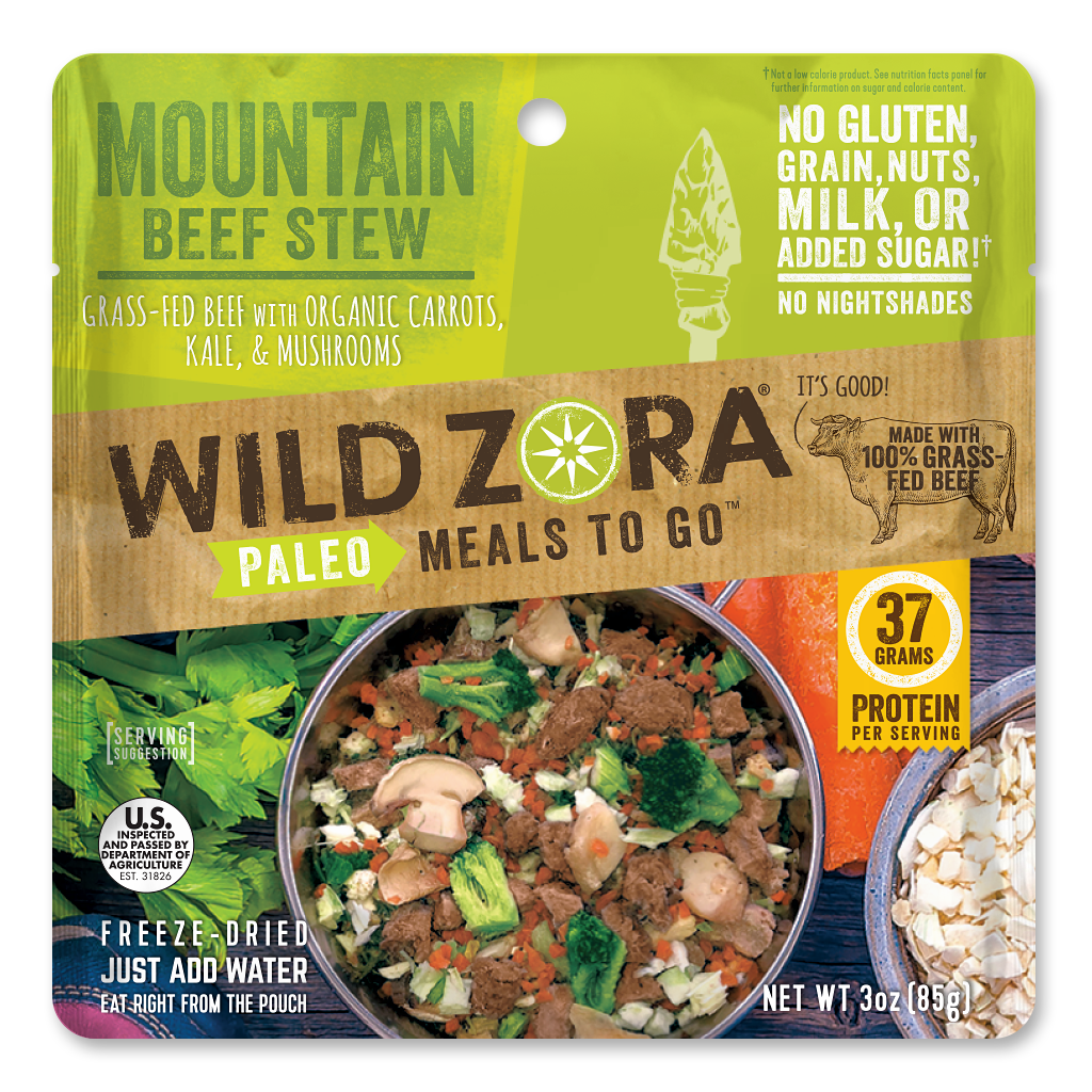 Paleo Meals To Go Mountain Beef Stew (Single Serving) Wild Zora Foods