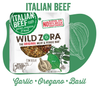 Italian Beef with garlic, oregano and basil Wild Zora Meat and Veggie Bar