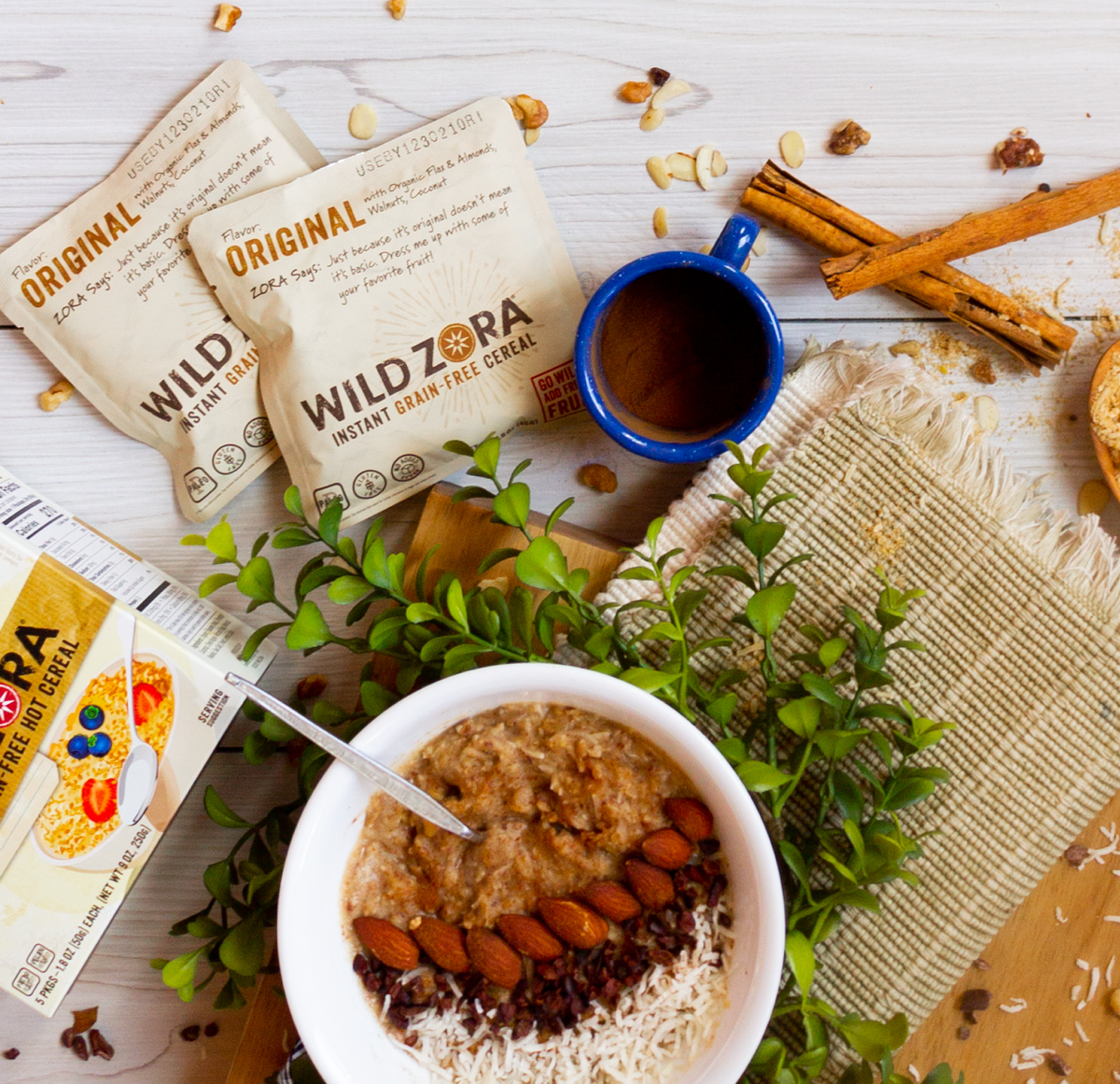 Instant Cereal - Original with Almonds, Walnuts & Coconut | Wild