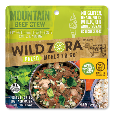 Paleo Meals To Go - Mountain Beef Stew - (Single Serving) | Wild
