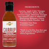 KC Natural Carrup Tomato Free Ketchup style product, plant based, no refined sugar, paleo and AIP friendly, nightshade free, sweet, tangy flavor