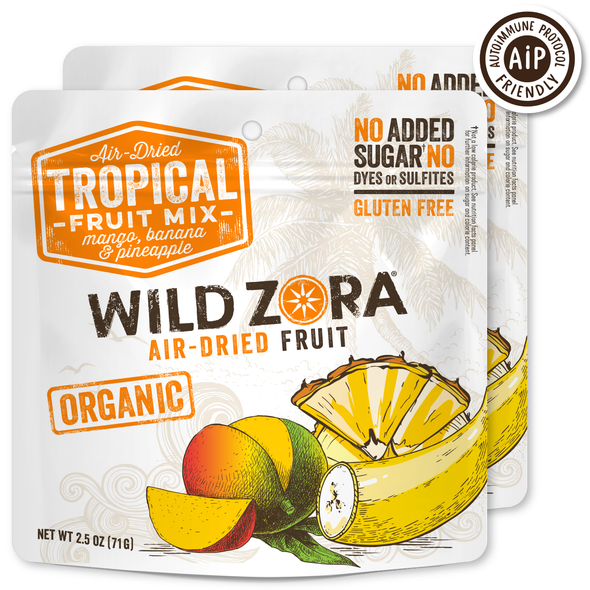 Fruits - Tropical Air-Dried Mix with Mango, Banana & Pineapple 2-pack