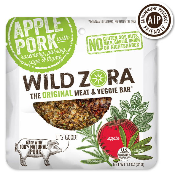 Bars - Apple Pork with Kale, Parsley, Sage, Rosemary & Thyme 10-pack
