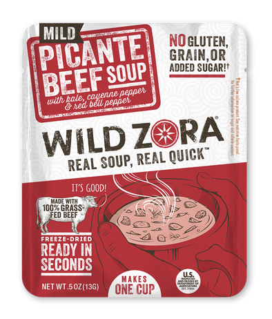 Soup - Picante Beef with Kale, Cayenne & Red Bell Pepper 8-pack
