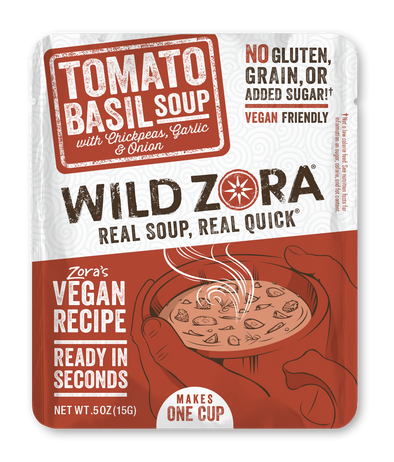 Soup - Vegan - Tomato Basil with Chickpeas, Garlic & Onion 8-pack