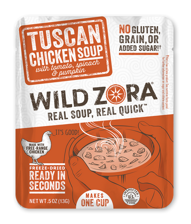 Soup - Tuscan Chicken with Tomato, Spinach, & Pumpkin 8-pack