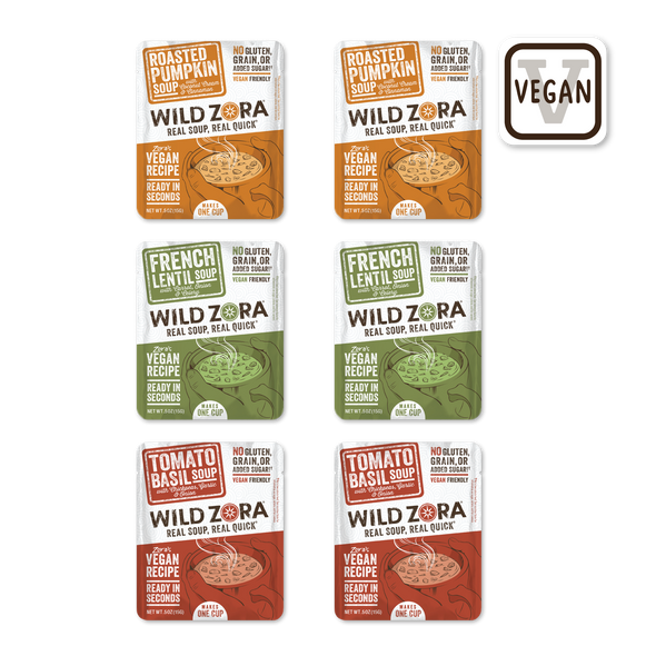 Soups - 3 Variety Vegan 6-pack