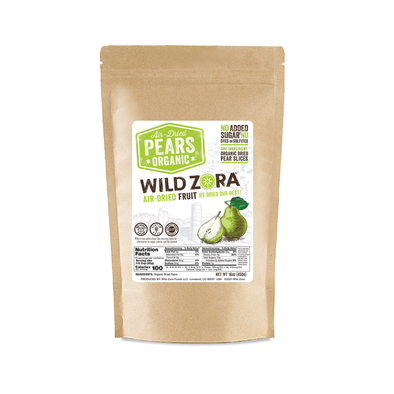 Wild Zora air dried organic pears