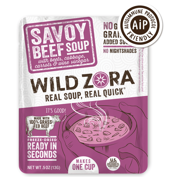 Soup - Savoy Beef with Beets, Cabbage, Carrots & Wine Vinegar 8-pack