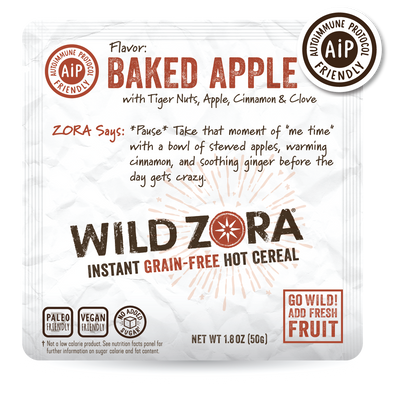 Instant Cereal - AIP Baked Apple with Tiger Nuts, Apple, Cinnamon & Clove 10-Pack